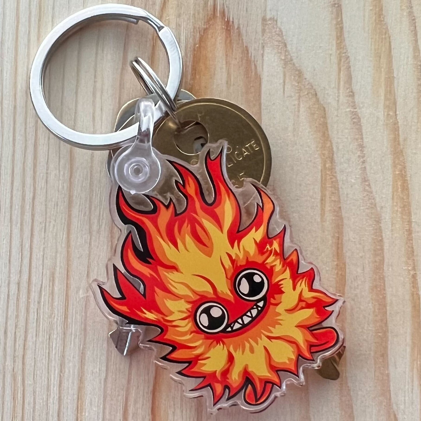 Acrylic Firebug Keychain