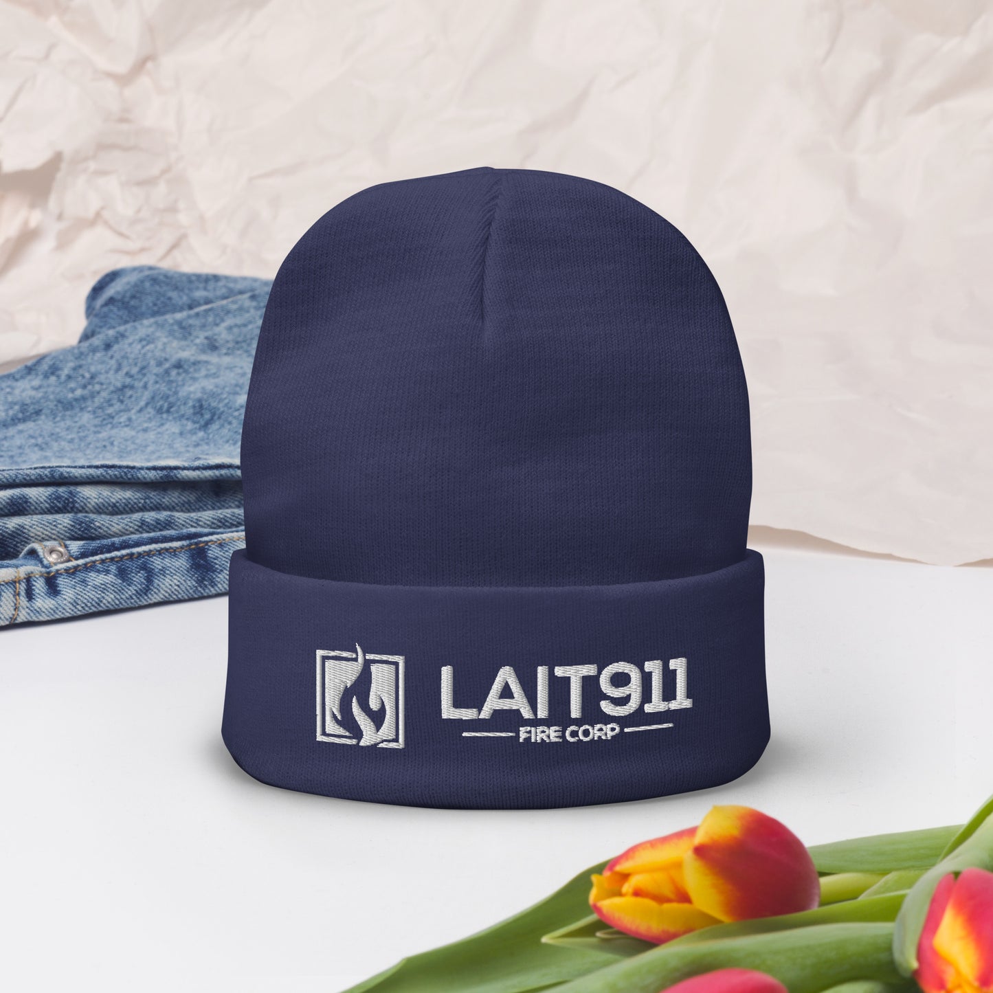 LAIT911 Embroidered Beanie